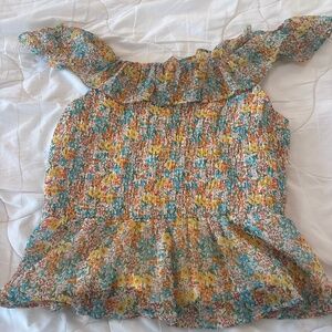 Flowly ruffle tank top